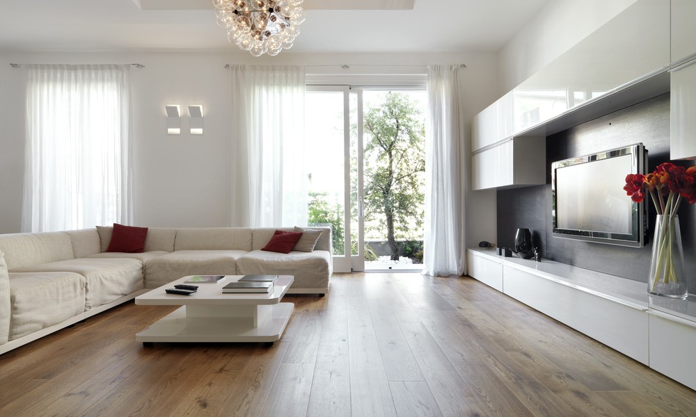 Area living: qual è la distanza ideale tra divano e parete attrezzata?